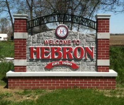 Hebron, Indiana - Small Town, Big Name on Waymarking.com