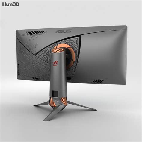 Asus ROG PG348Q Monitor 3D model - Download Computer monitor on 3DModels.org