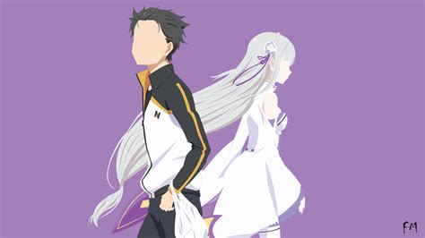 Subaru And Emilia (Re:Zero) by FikriMochizou on DeviantArt