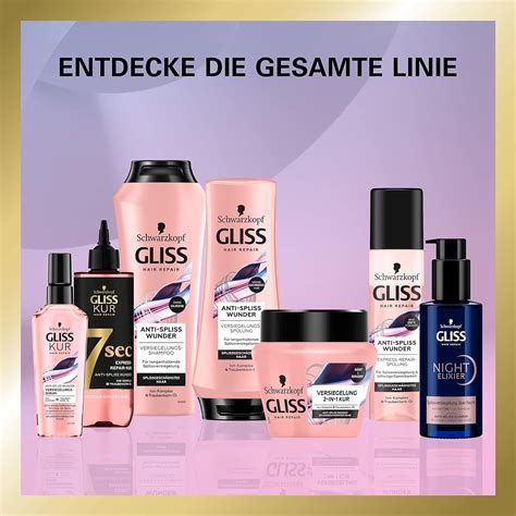 Schwarzkopf Gliss Night Elixier Anti Spliss Wunder 100 Ml Shop Apotheke