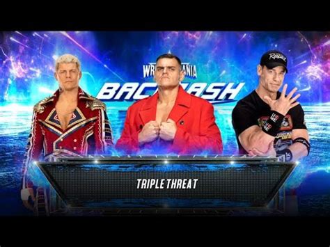 WWE 2K23 John Cena Vs Cody Rhodes Vs Gunther Road To Summerslam