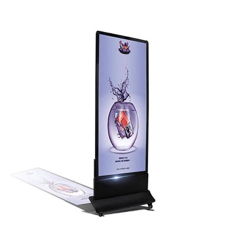 Advertising Led Light Box Display Stand Double Side Aluminum Frame