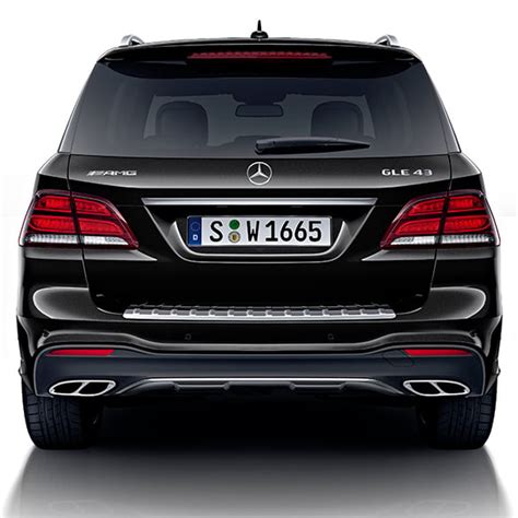 GLC 43 AMG Exhaust Tips Black GLE W166 C292 Genuine Mercedes Benz