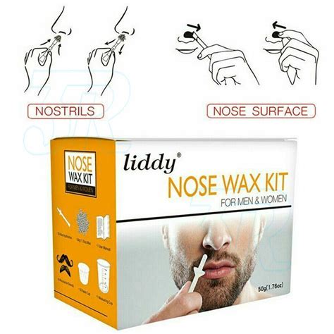 Nose Ear Hair Removal Wax Kit Sticks Easy Mens Nasal Waxing Remover Strips Ebay