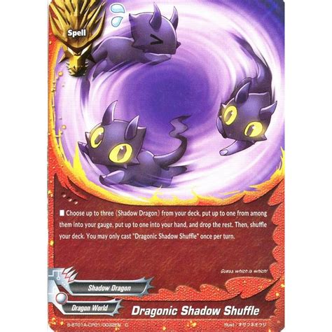 S Bt A Cp En Foil C Dragonic Shadow Shuffle Buddyfight