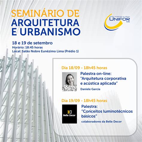 Unifor Mg Receber Semin Rio De Arquitetura E Urbanismo Unifor Mg