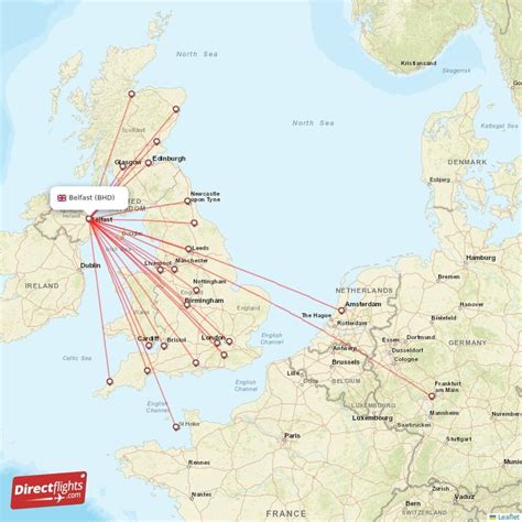 Direct Flights From Belfast 22 Destinations Bhd United Kingdom