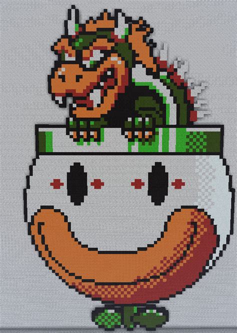 Bowser Smw Pixel Art By Justinw1996 On Deviantart