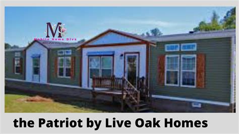 The Patriot By Live Oak Homes Staged With Pricing Mobile Home Diva