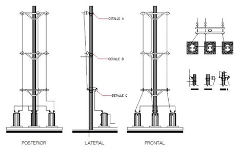 Electrical Substation Layout And Elevation Drawings Electrical