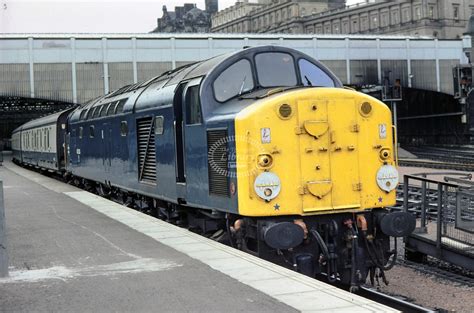 The Transport Library Br British Rail Diesel Locomotive Class 40 40024 At Edinburgh Waverley