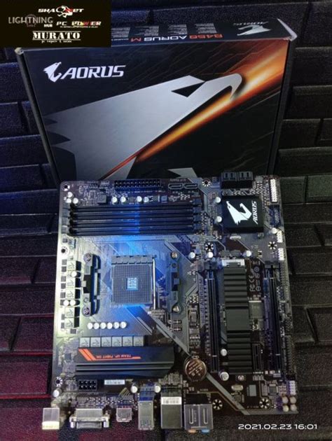 Gigabyte B450 AORUS M Rev 1 0 Socket AM4 AMD B450 Micro ATX Shaqnet