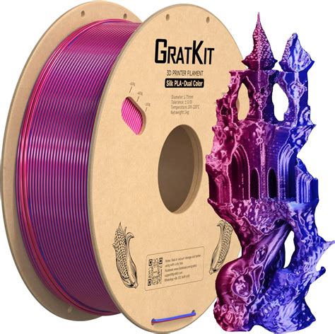 Amazon Gratkit Silk Dual Color Pla Filament Coextrusion Pla