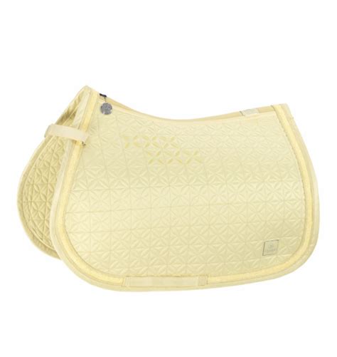 ESKADRON MATTGLOSS JEWEL EQUESTRIAN SADDLE PAD PLATINUM PURE EQUISHOP