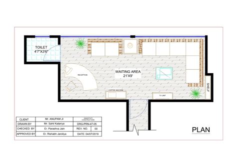 Hospital Building Floor Plan Design by Samasthiti Construction