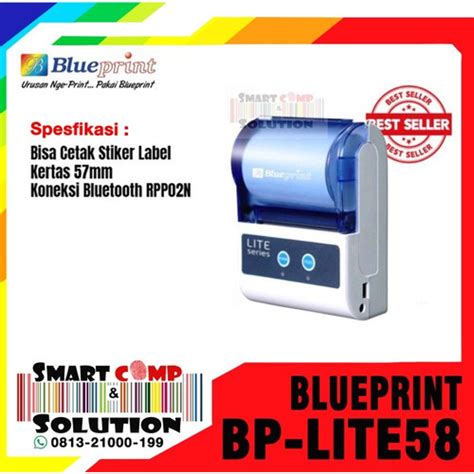 Jual Printer Thermal Portable 58mm Bluetooth BLUEPRINT BP LITE58 RPP02N