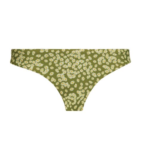 Womens Matteau Green Floral Print Bikini Bottoms Harrods Uk