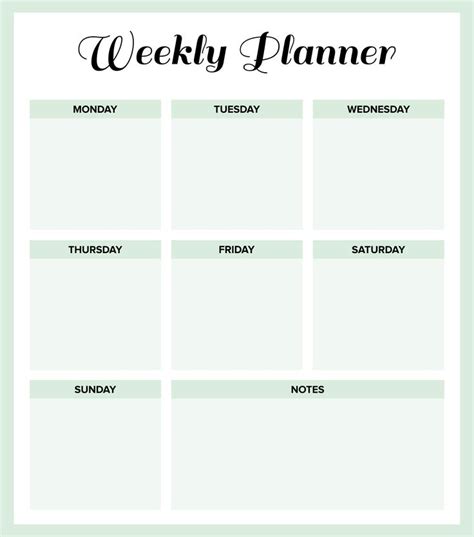 Weekly Budget Worksheet Free Printable