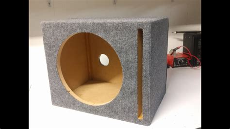 Speaker Box Diagram For Ported Enclosure