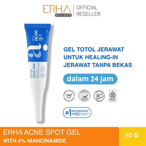 Jual ERHA Acne Spot Gel Obat Jerawat Ampuh Terbukti Klinis BPOM