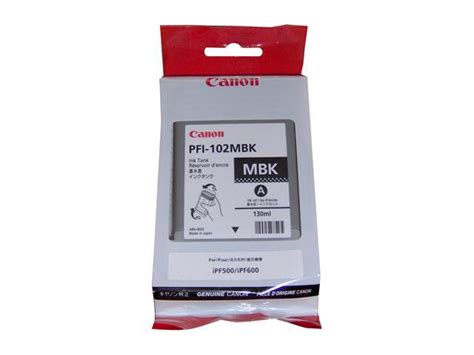 Canon PFI 102MBK Cartridge Matte Black Newegg Ca