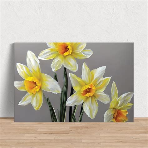 Daffodil Painting Etsy