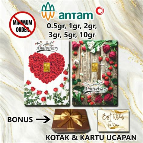 Jual Lm Emas Antam Hampers Happy Anniversary Gift Series Custom