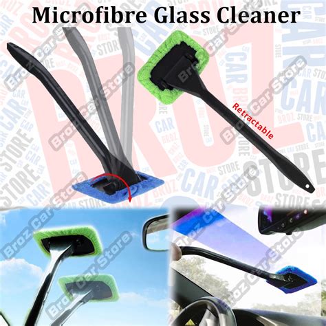 Car Windshield Clean Wiper Cleaner Cleaning Brush Telescoping Glass