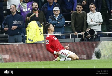 Manchester United S Cristiano Ronaldo Celebrates His Goal During The