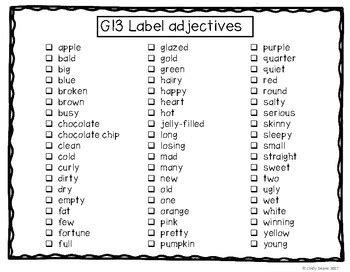 ABLLS R ALIGNED ACTIVITIES G13 Label Adjectives Photo Version TPT