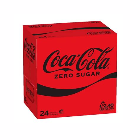 Fresh Supply Coca Cola Zero No Sugar Can Ml X Can Carton Pack