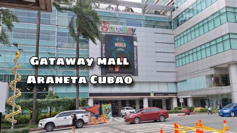 Gateway Mall In Cubao Araneta Quezon City Walk Tour Part 1 YouTube