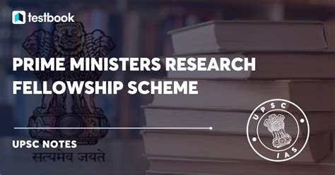 Prime Minister S Research Fellowship Scheme PMRF For UPSC