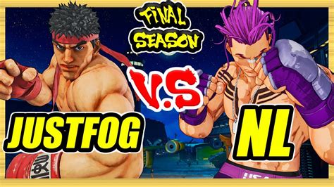 SFV CE Justfog Ryu Vs NL Luke Ranked Set Street Fighter 5