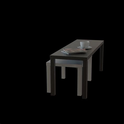 Lack Nesting Table 3d Model Cgtrader