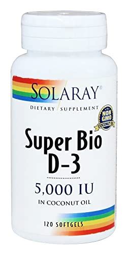 UPC 076280697551 Solaray Super Bio Vitamin D 3 In Coconut Oil