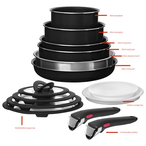 Buy Tefal Ingenio Essential Cookware 14 Piece Set - MyDeal