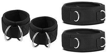 Tobwolf Pack Fitness Thigh Straps With Ankle Cuffs Soft Neoprene