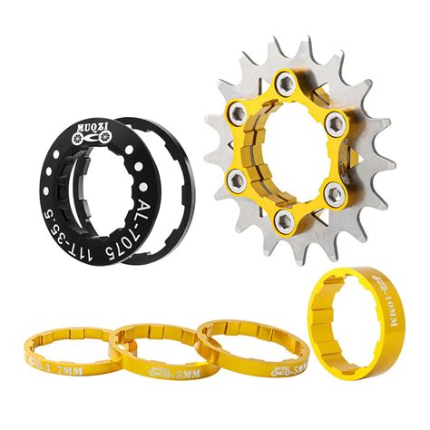 Aoanydony Single 1 Speed Cassette Cog Fixed Set Conversion Gear For 7