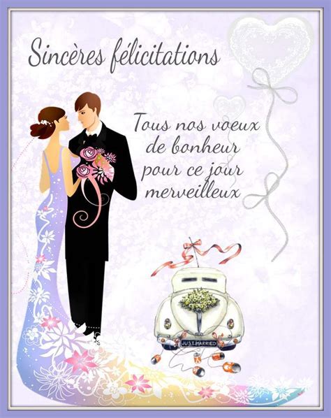 Carte Felicitation Mariage Gratuite Carte Felicitation Mariage Fleur