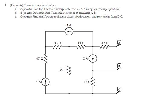 Solved Points Consider The Circuit Below A Chegg