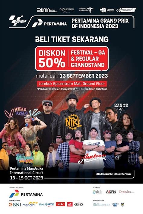 Buruan Beli Tiket MotoGP Mandalika 2023 Harga Spesial Https