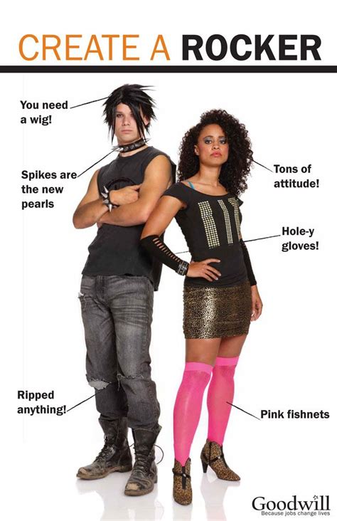 Create A Rocker Diy Costumes Halloween Sales Events Rockstar