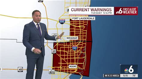 Flash Flood Warnings Issued For Parts Of Miami Dade And Broward Nbc 6 South Florida