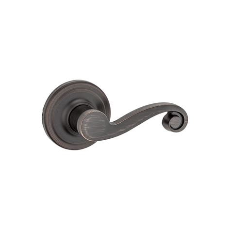 Kwikset Lido Venetian Bronze Right Handed Interiorexterior Dummy Door