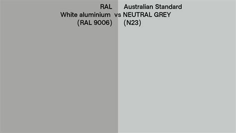 Ral White Aluminium Ral Vs Australian Standard Neutral Grey N