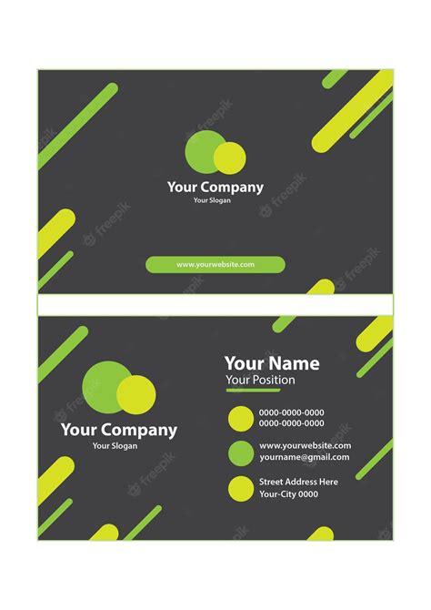 Premium Vector | Id card vector design template