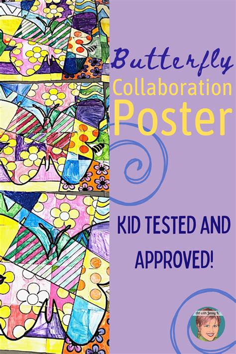 Spring Butterfly Activity Collaboration Poster Art With Jenny K