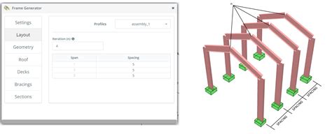 frame-gen-layouts-tab-2 | SkyCiv Cloud Structural Analysis Software