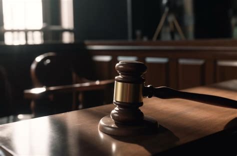 Premium AI Image A Judge S Gavel Sits On A Desk In A Court Room